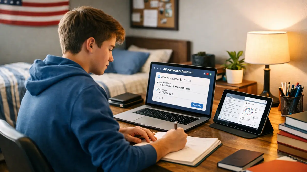 AI homework helper USA